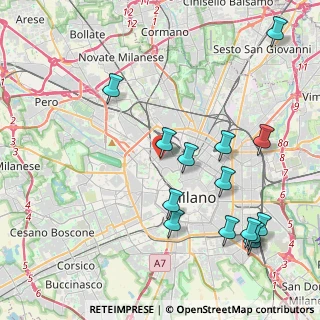 Mappa Via Antonio Gramsci, 20154 Milano MI, Italia (4.77929)