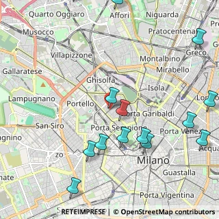 Mappa Via Antonio Gramsci, 20154 Milano MI, Italia (2.68214)