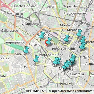Mappa Via Antonio Gramsci, 20154 Milano MI, Italia (2.33333)