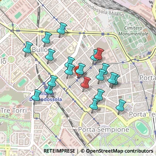 Mappa Via Antonio Gramsci, 20154 Milano MI, Italia (0.426)