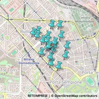 Mappa Via Antonio Gramsci, 20154 Milano MI, Italia (0.2765)