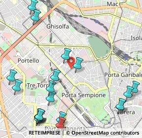 Mappa Via Antonio Gramsci, 20154 Milano MI, Italia (1.474)