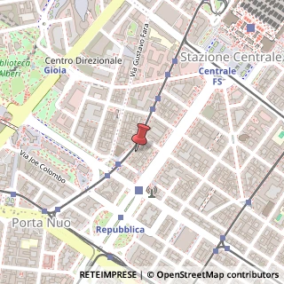 Mappa Via Fabio Filzi, 2, 20124 Milano, Milano (Lombardia)