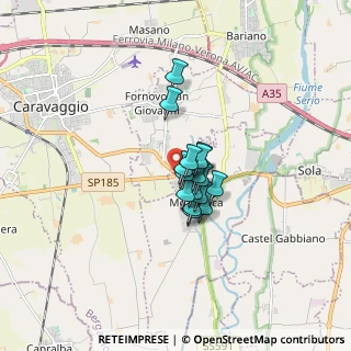 Mappa Strada Rivoltana, 24050 Mozzanica BG, Italia (0.89688)