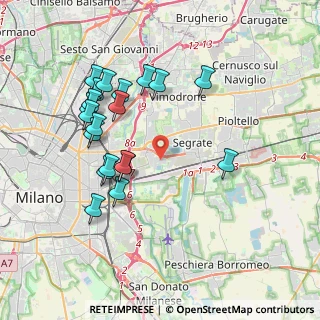 Mappa Via Trieste, 20054 Segrate MI, Italia (3.832)