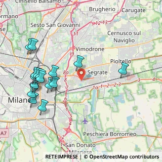Mappa Via Trieste, 20054 Segrate MI, Italia (4.72706)
