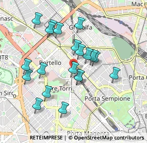 Mappa Via Corleone, 20149 Milano MI, Italia (0.8635)