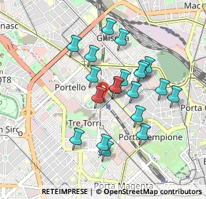 Mappa Via Corleone, 20149 Milano MI, Italia (0.771)