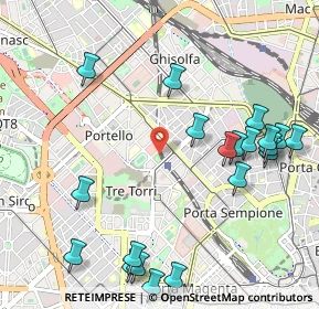 Mappa Via Corleone, 20149 Milano MI, Italia (1.2655)