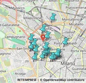 Mappa Via Corleone, 20149 Milano MI, Italia (1.5115)