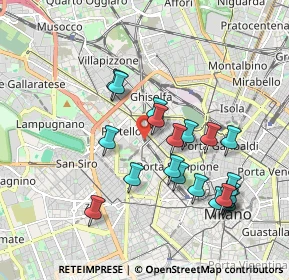 Mappa Via Corleone, 20149 Milano MI, Italia (1.8485)