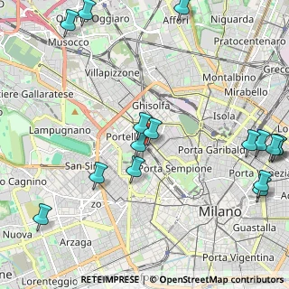 Mappa Via Corleone, 20149 Milano MI, Italia (2.82438)