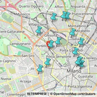 Mappa Via Corleone, 20149 Milano MI, Italia (2.21143)