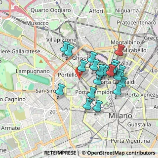 Mappa Via Corleone, 20149 Milano MI, Italia (1.5495)
