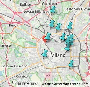 Mappa Via Corleone, 20149 Milano MI, Italia (3.51143)