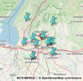 Mappa Via Andrea Chiocco, 37124 Parona VR, Italia (10.725)