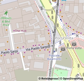 Mappa Piazza Antonio Baiamonti, 20155 Milano MI, Italia (0.016)