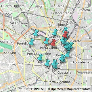 Mappa P.za Antonio Baiamonti, 20154 Milano MI, Italia (1.7075)