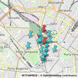 Mappa P.za Antonio Baiamonti, 20154 Milano MI, Italia (0.6985)