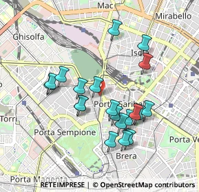 Mappa P.za Antonio Baiamonti, 20155 Milano MI, Italia (0.843)