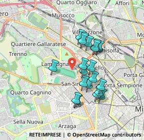 Mappa Via Diomede, 20148 Milano MI, Italia (1.4745)