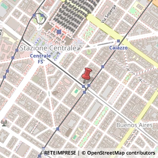 Mappa Via Vitruvio, 38, 20124 Milano, Milano (Lombardia)