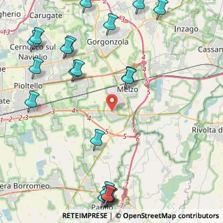 Mappa Strada provinciale 14 Rivoltana, 20060 Liscate MI, Italia (5.998)