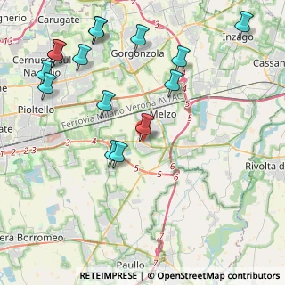 Mappa Strada provinciale 14 Rivoltana, 20060 Liscate MI, Italia (5.06333)