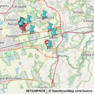 Mappa Strada provinciale 14 Rivoltana, 20060 Liscate MI, Italia (4.825)