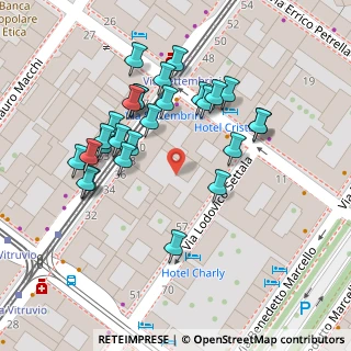 Mappa Via Luigi Settembrini, 20124 Milano MI, Italia (0.05667)