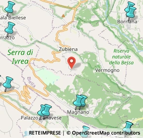 Mappa Frazione Parogno, 13888 Zubiena BI, Italia (3.84067)