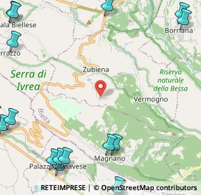 Mappa Frazione Parogno, 13888 Zubiena BI, Italia (3.741)