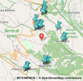 Mappa Frazione Parogno, 13888 Zubiena BI, Italia (2.0925)