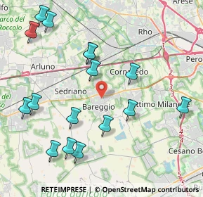 Mappa 20008 Bareggio MI, Italia (4.64188)
