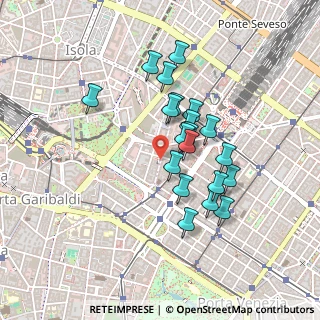 Mappa Via Fara, 20124 Milano MI, Italia (0.366)