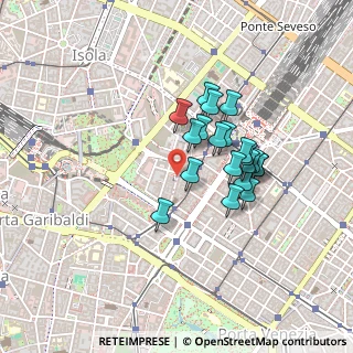 Mappa Via Fara, 20124 Milano MI, Italia (0.3435)