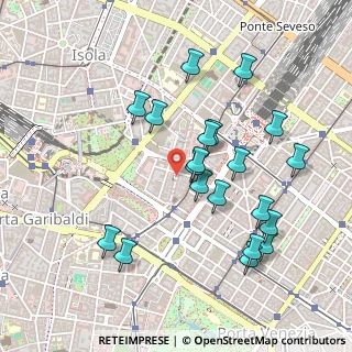 Mappa Via Fara, 20124 Milano MI, Italia (0.4785)
