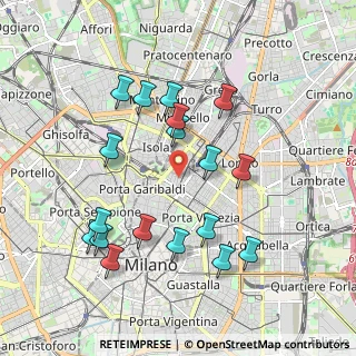 Mappa Via Fara, 20124 Milano MI, Italia (1.94889)