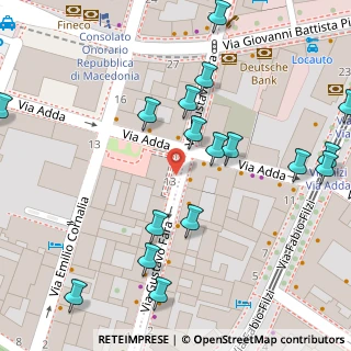 Mappa Via Fara, 20124 Milano MI, Italia (0.0905)