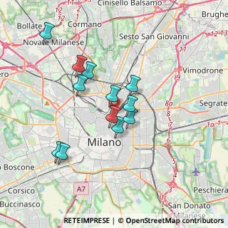 Mappa , 20124 Milano MI, Italia (3.06667)
