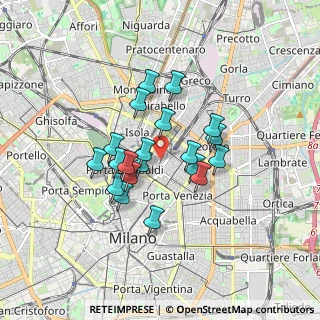 Mappa , 20124 Milano MI, Italia (1.3255)
