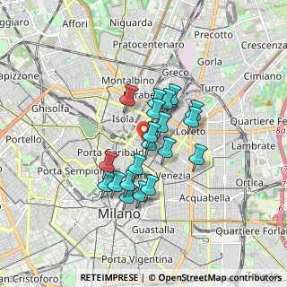 Mappa , 20124 Milano MI, Italia (1.2745)