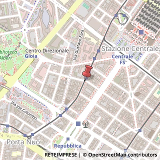 Mappa Via Fabio Filzi,  8, 20124 Milano, Milano (Lombardia)