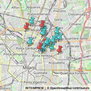 Mappa Via Domenico Scarlatti, 20124 Milano MI, Italia (1.10722)