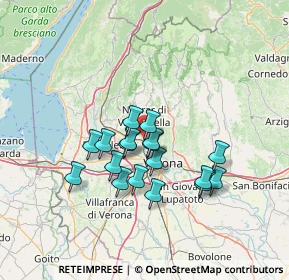 Mappa Via Liberale Da Verona, 37024 Arbizzano-Santa Maria VR, Italia (11.03778)