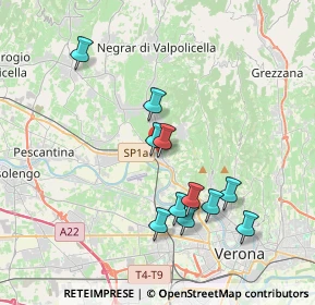 Mappa Via Liberale Da Verona, 37024 Arbizzano-Santa Maria VR, Italia (3.52364)