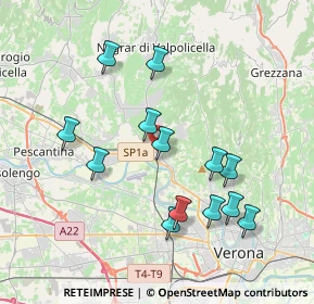 Mappa Via Liberale Da Verona, 37024 Arbizzano-Santa Maria VR, Italia (3.71615)