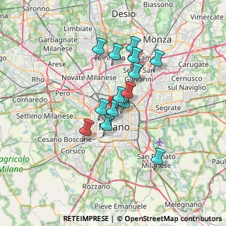 Mappa Via Vincenzo Capelli, 20124 Milano MI, Italia (5.30571)