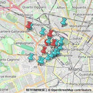 Mappa Via Alcuino, 20149 Milano MI, Italia (1.398)