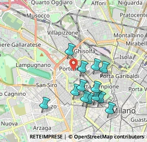 Mappa Via Alcuino, 20149 Milano MI, Italia (1.73615)